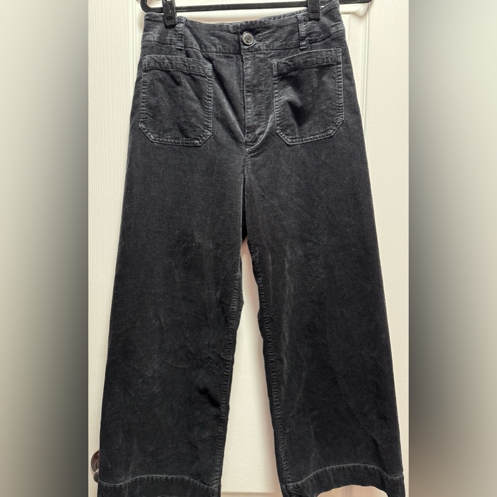 Maeve Black Cropped Pants